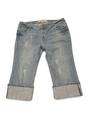 2nd Jeans Brand Cuffed Women's Capris Jeans